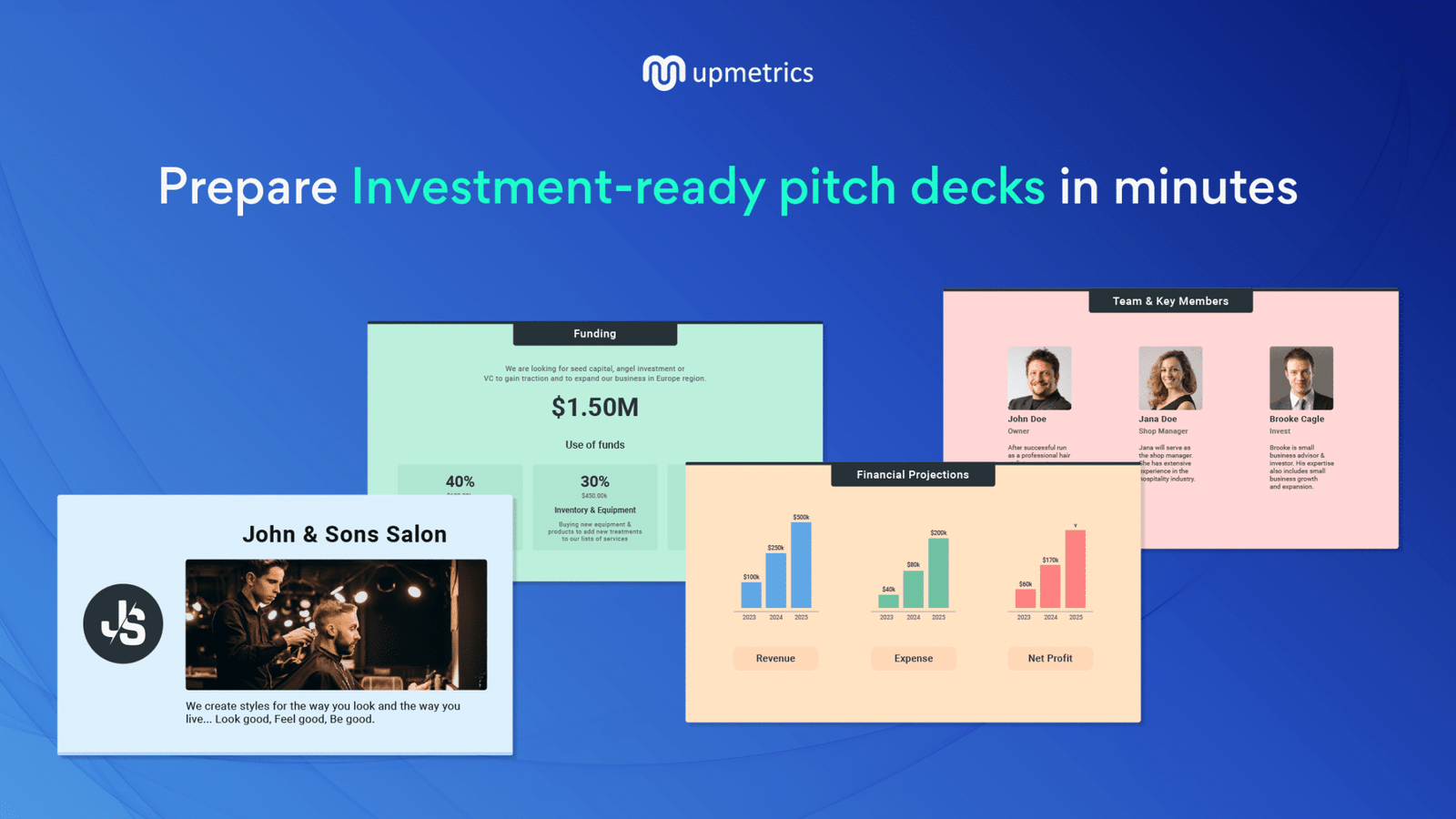 Upmetrics Pitchdeck